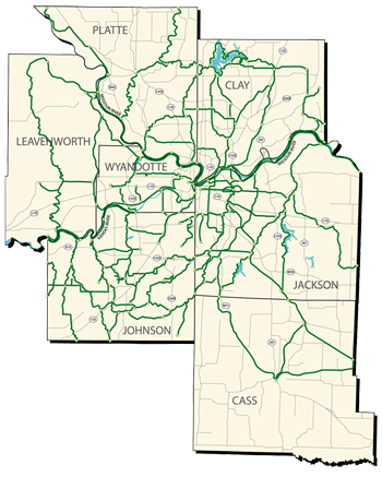 Metro Green greenway map